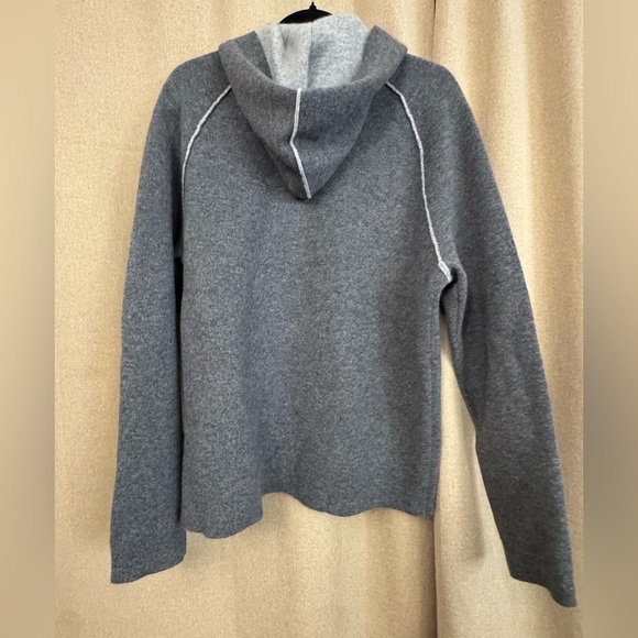 James Perse 100% Cashmere hoodie sweater - Picture 2 of 4